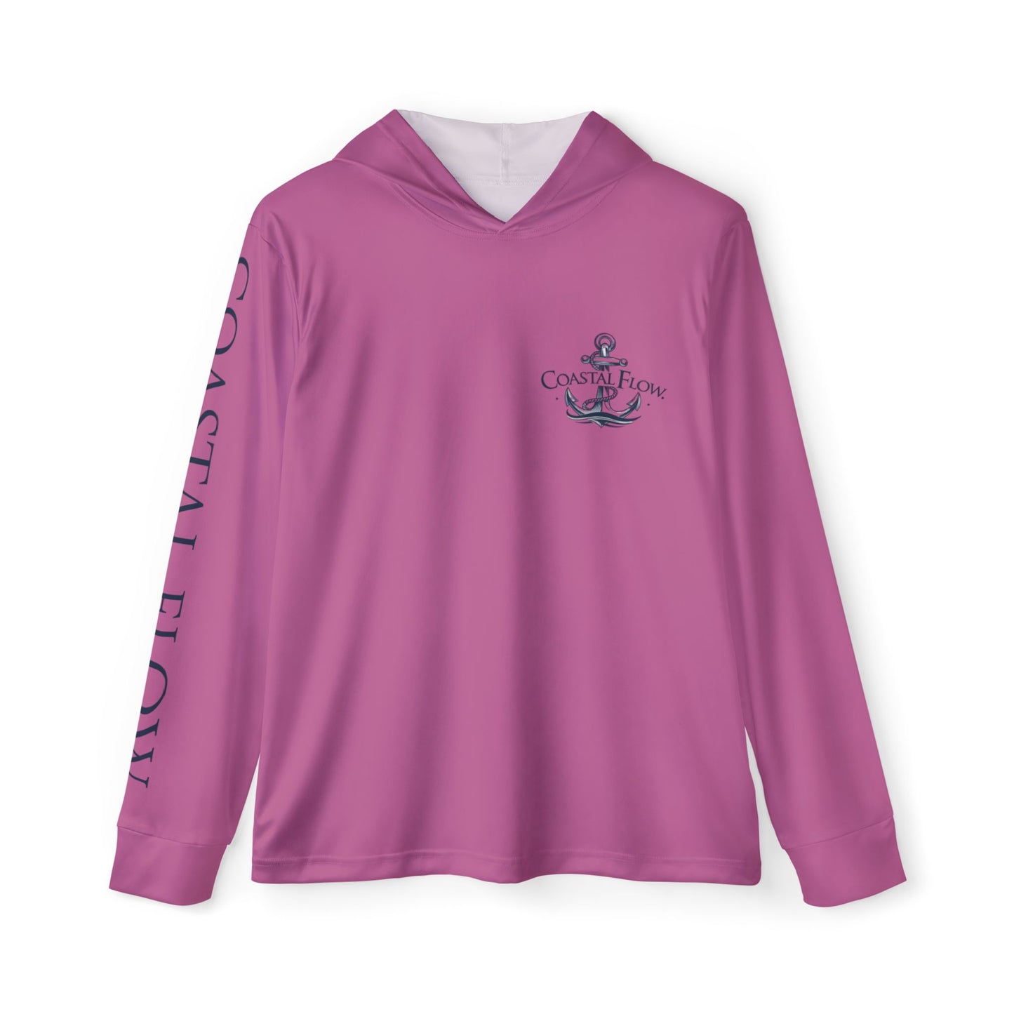 Light Hoodie With Anchor Design (Pink)