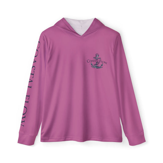 Light Hoodie With Anchor Design (Pink)