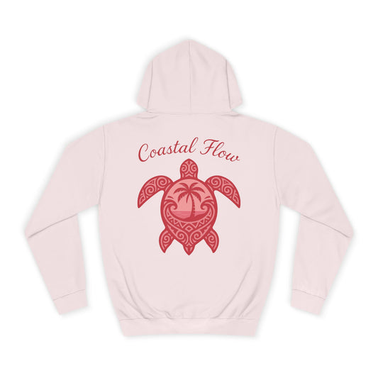 Tropical Pink Sea Turtle Hoodie