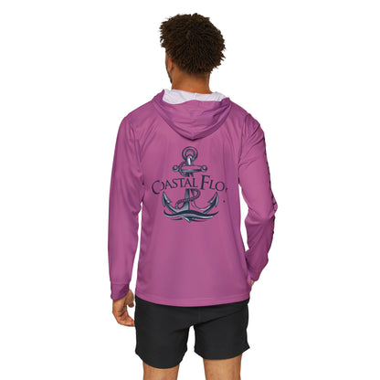 Light Hoodie With Anchor Design (Pink)