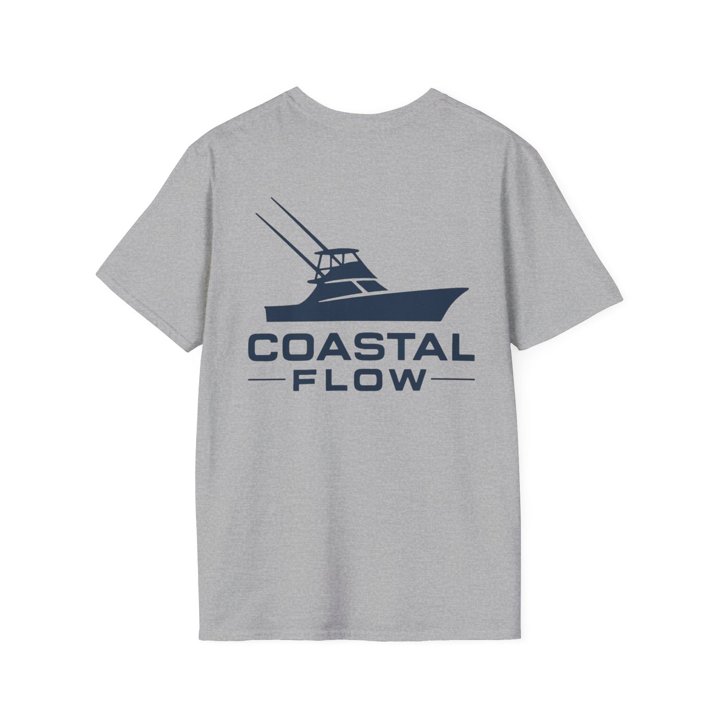 Coastal Flow Fishing Boat T-Shirt