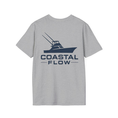Coastal Flow Fishing Boat T-Shirt