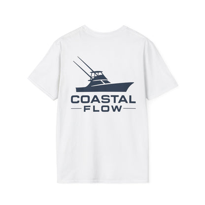 Coastal Flow Fishing Boat T-Shirt
