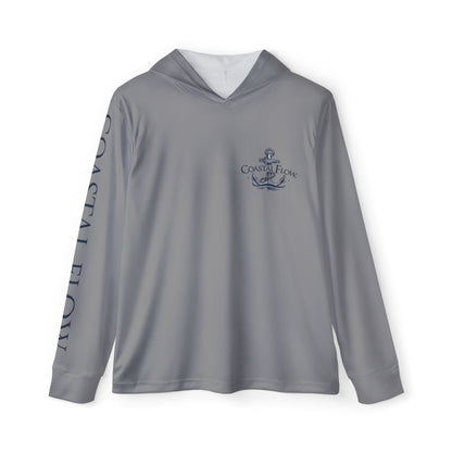 Light Hoodie With Anchor Design (Grey)